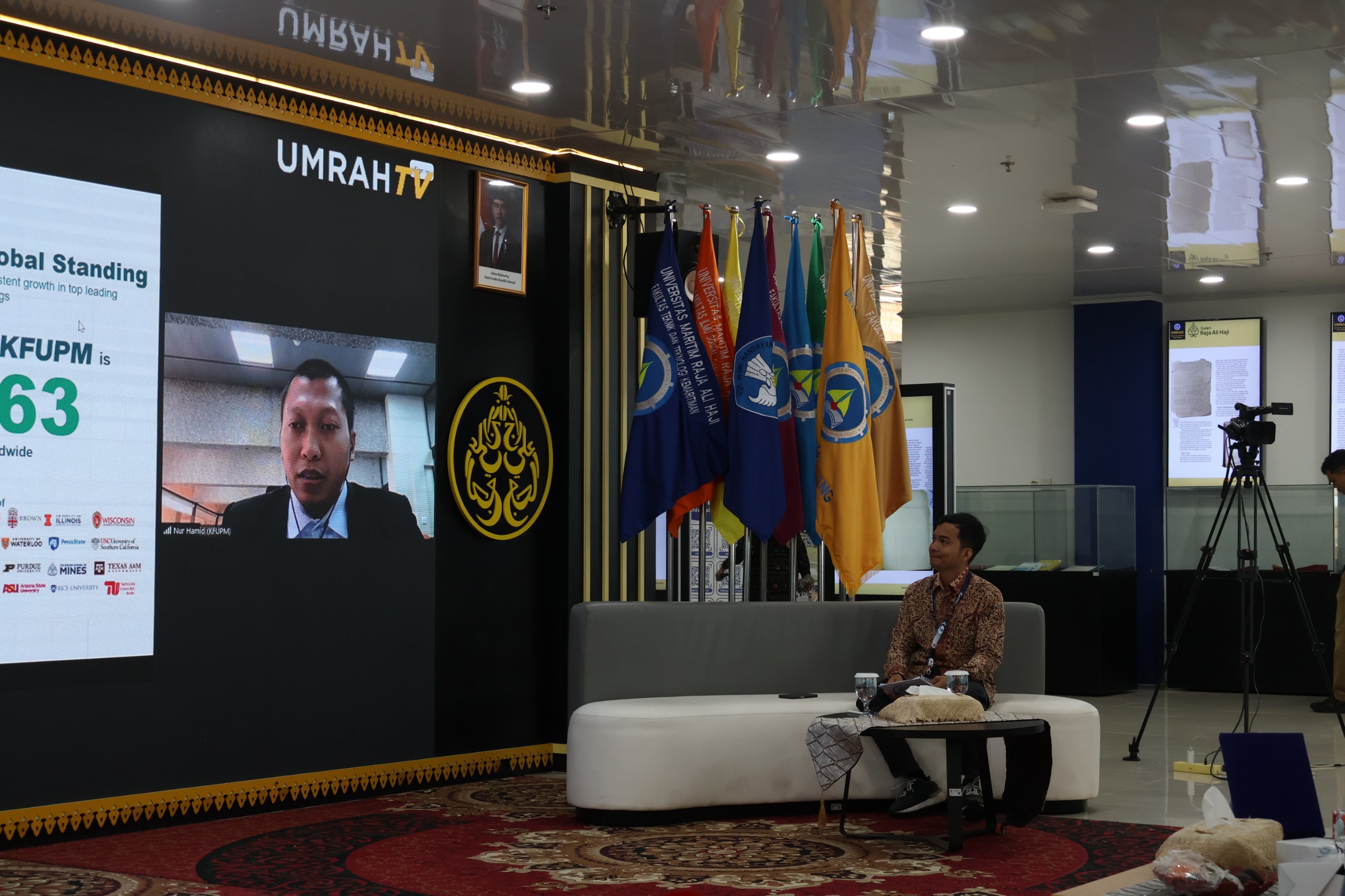Doli Bonardo berbincang dengan Dr.Eng. Nur Hamid
